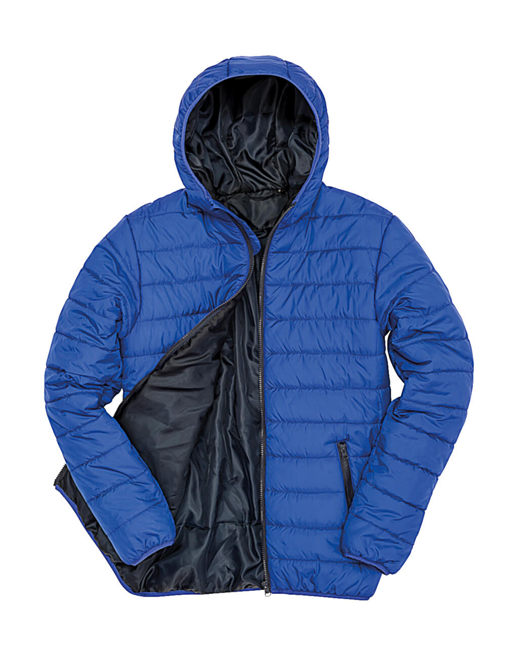 Soft Padded Jacket in Farbe Royal/Navy