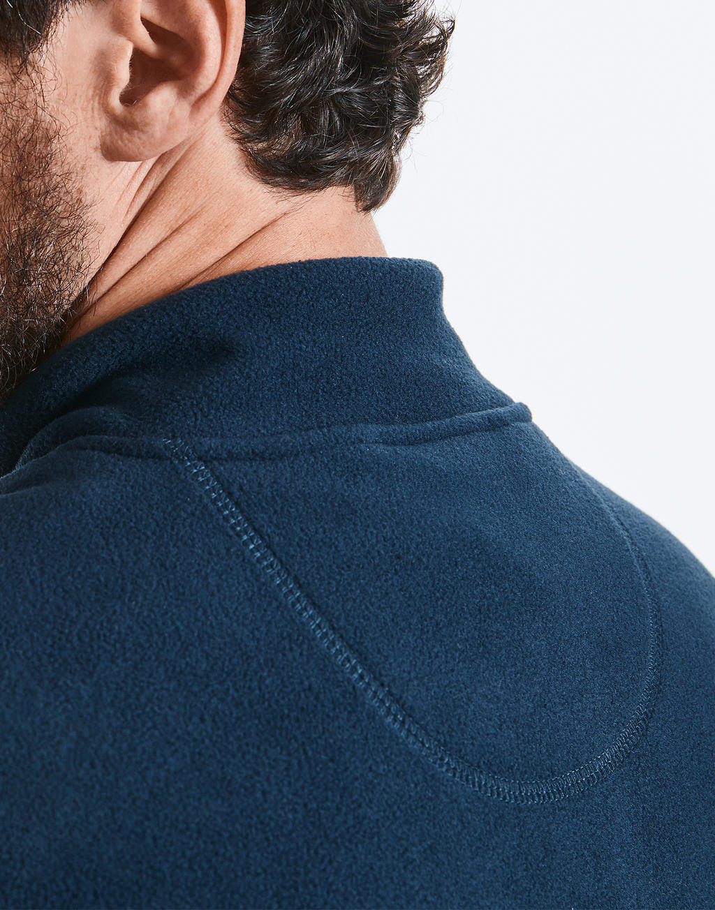 Men's Full Zip Microfleece in Farbe Black