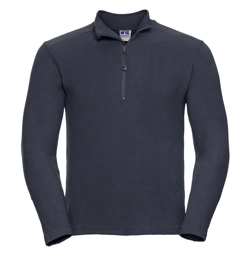 Men's 1/4 Zip Microfleece in Farbe French Navy