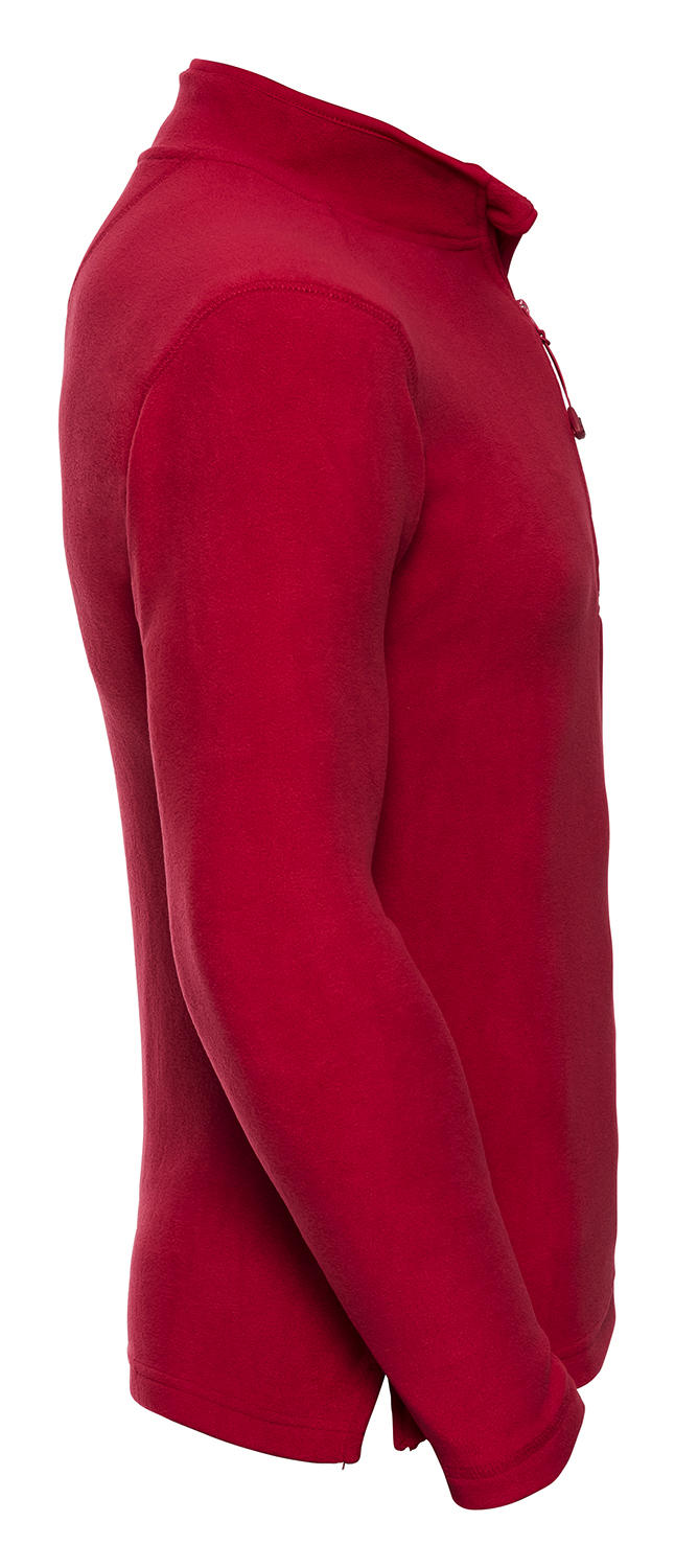 Men's 1/4 Zip Microfleece in Farbe Black