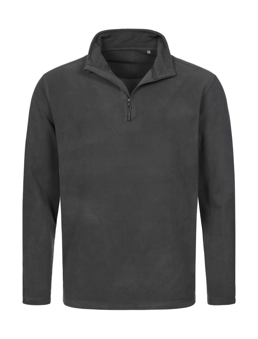 Fleece Half-Zip in Farbe Grey Steel