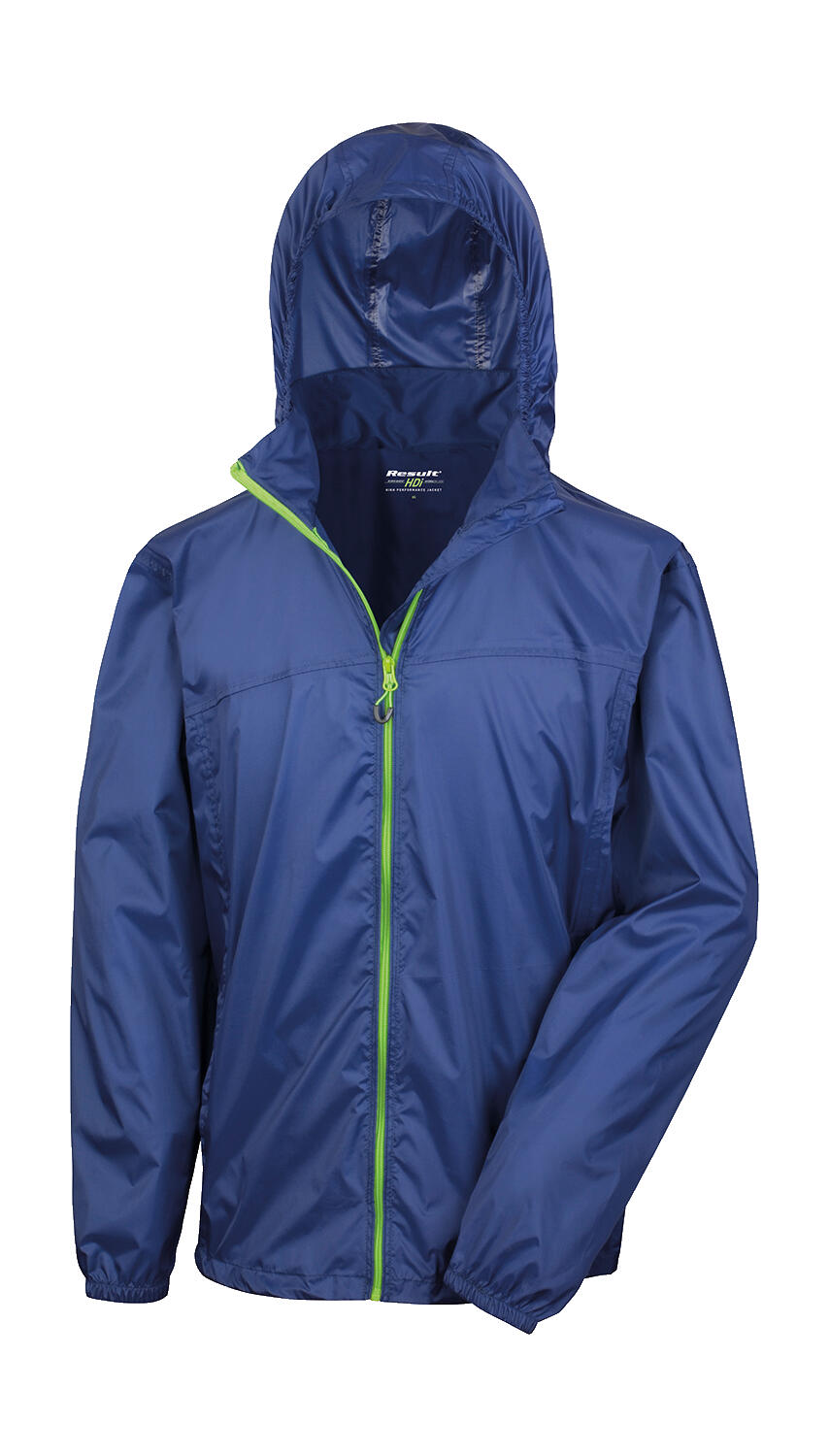 HDI Quest Lightweight Stowable Jacket in Farbe Navy/Lime