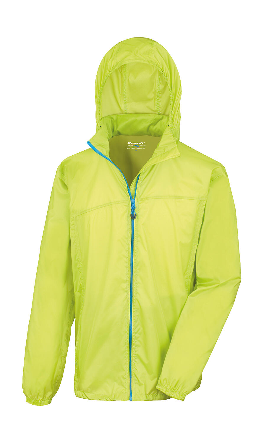 HDI Quest Lightweight Stowable Jacket in Farbe Lime/Royal