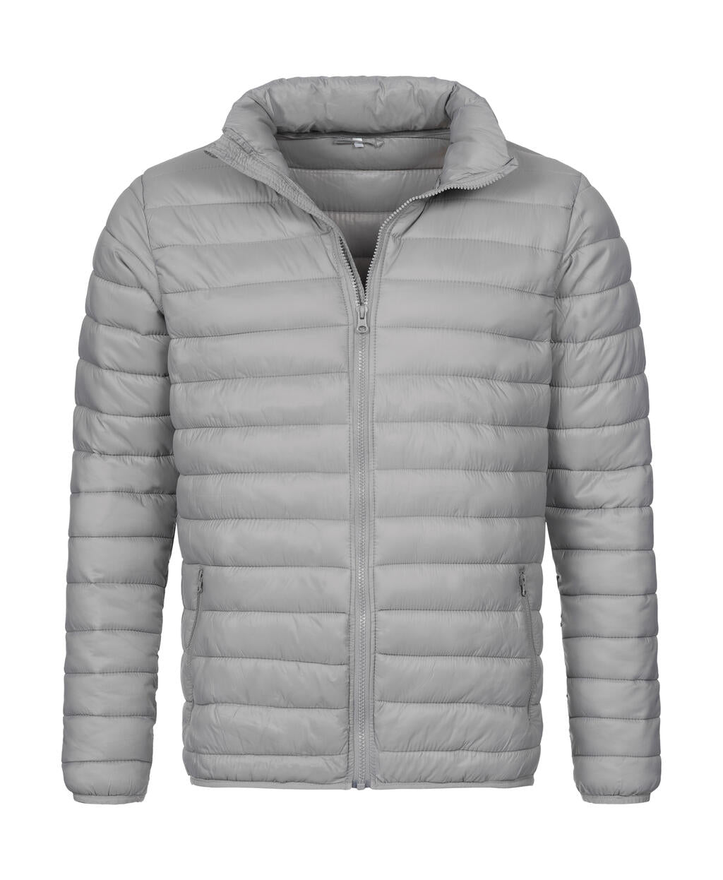 Padded Jacket in Farbe Light Grey