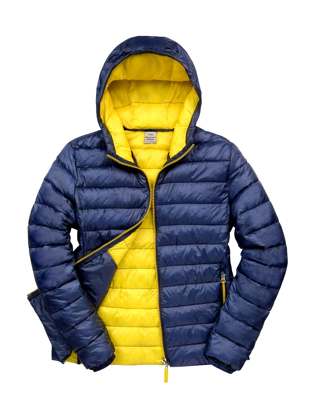 Snow Bird Hooded Jacket in Farbe Navy/Yellow