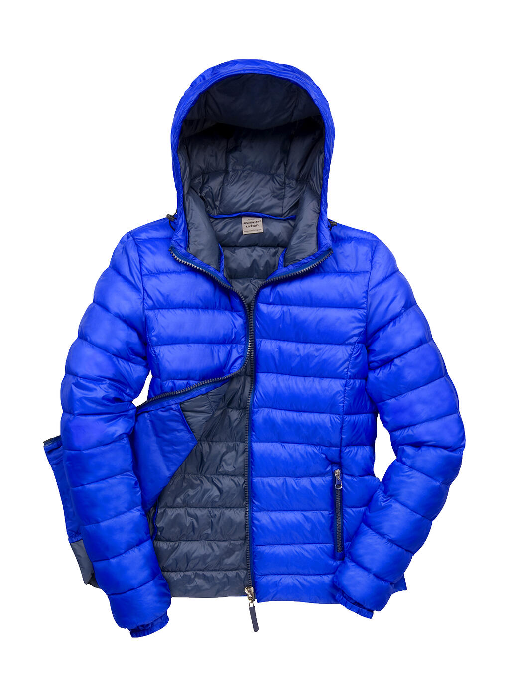 Ladies' Snow Bird Hooded Jacket in Farbe Royal/Navy