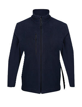 Honestly Made Recycled Full Zip Fleece in Farbe Navy