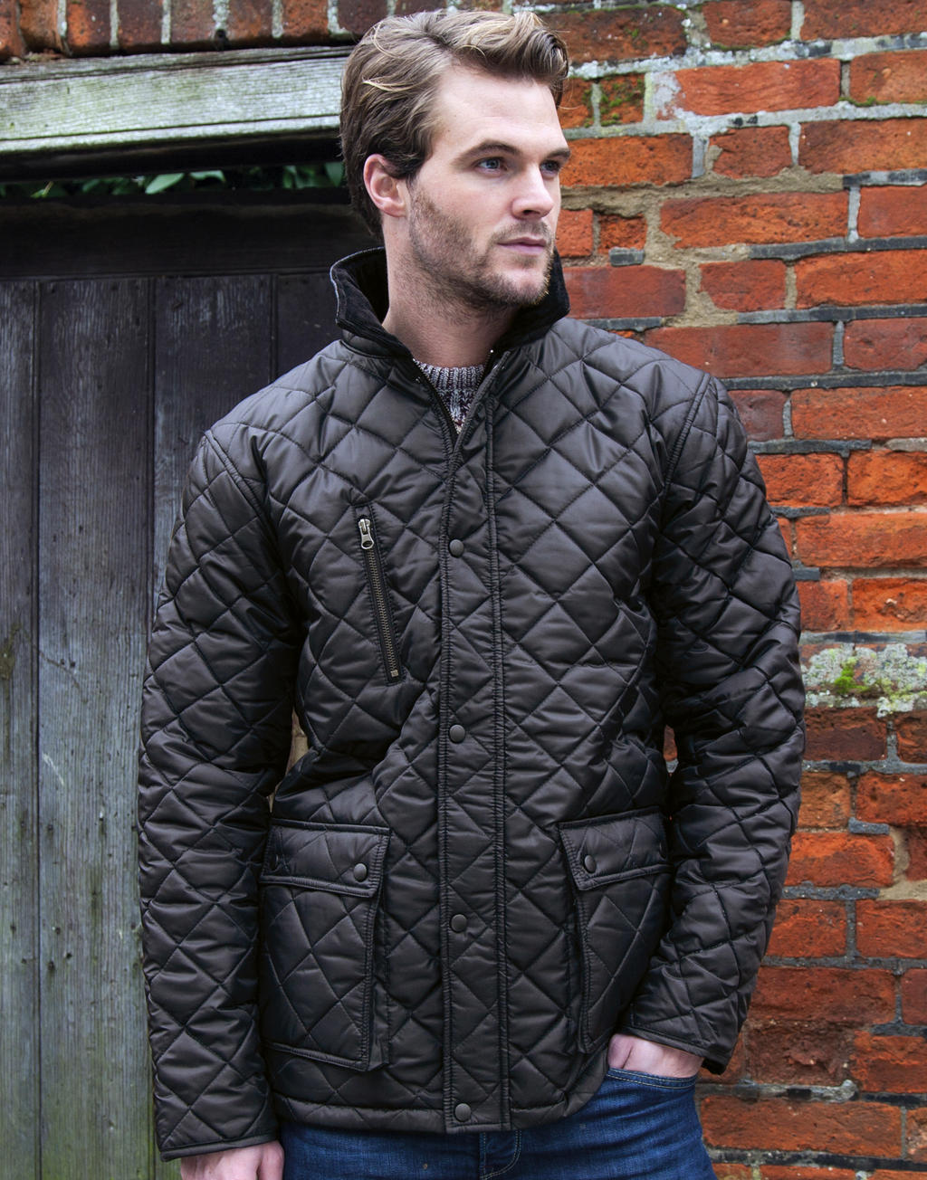 Cheltenham Gold Jacket in Farbe Black