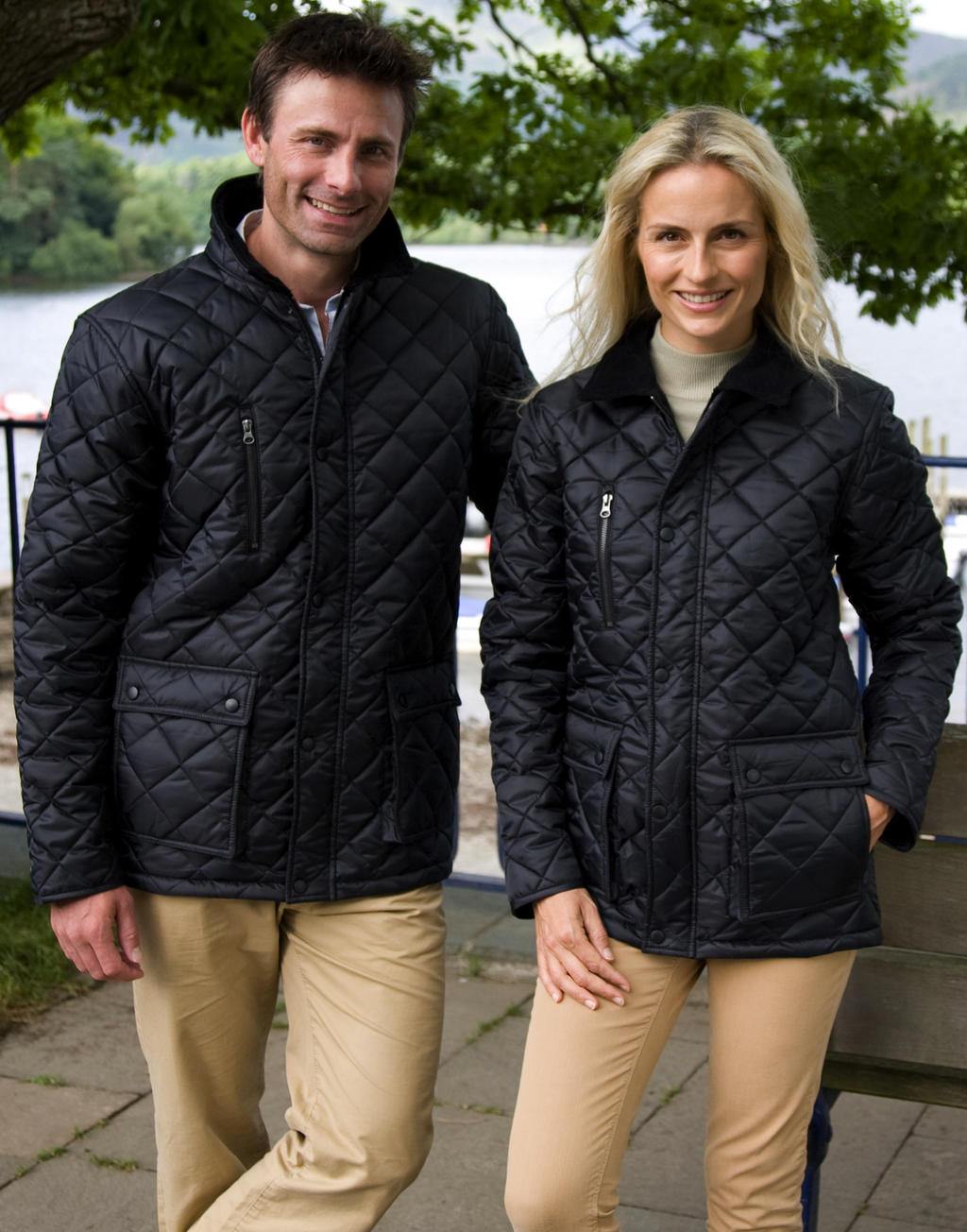 Cheltenham Gold Jacket in Farbe Black