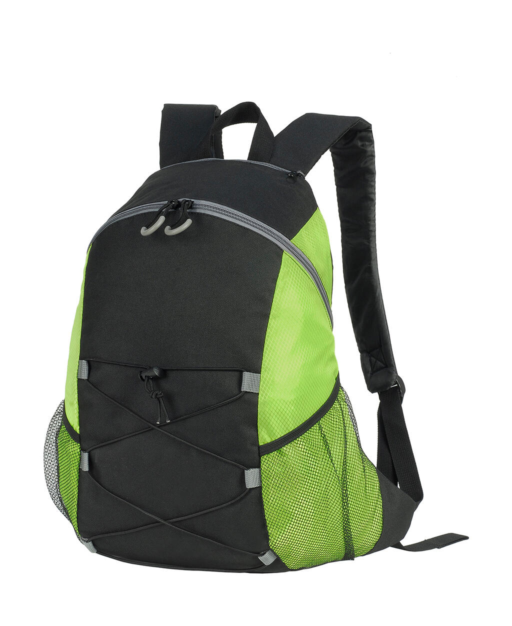 Chester Backpack in Farbe Black/Lime Green