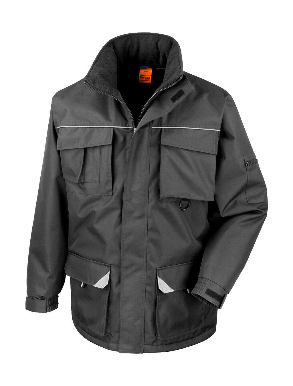 Work-Guard Sabre Long Coat in Farbe Black