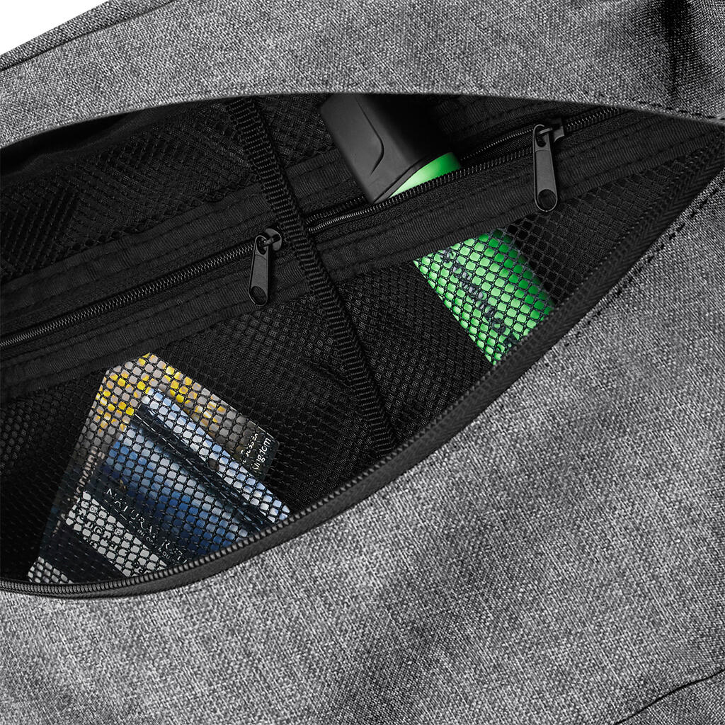 Oversized Across Body Bag in Farbe Black