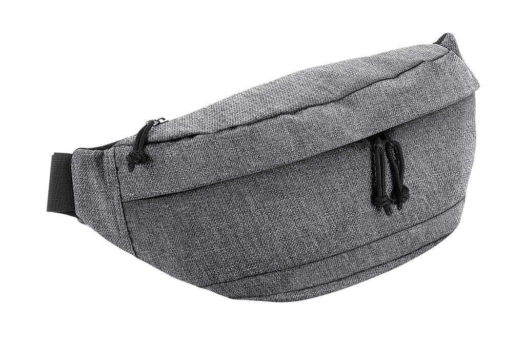 Oversized Across Body Bag in Farbe Grey Marl
