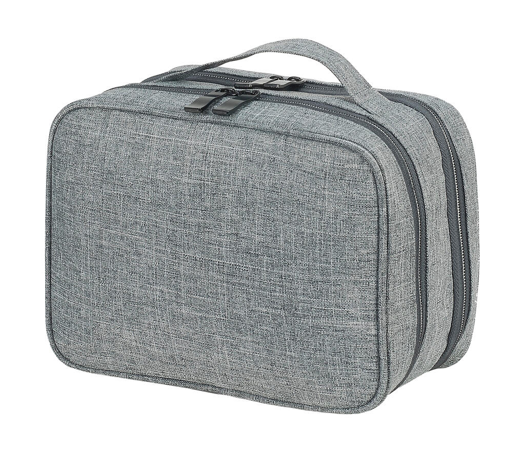 Seville Accessories and Toiletry Pouch in Farbe Light Grey Melange