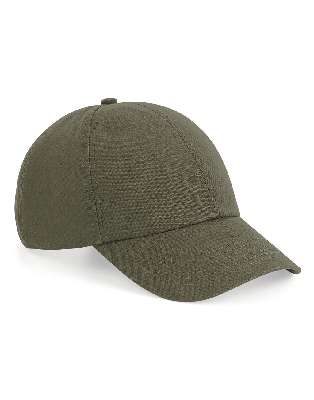 Organic Cotton 6 Panel Cap in Farbe Black