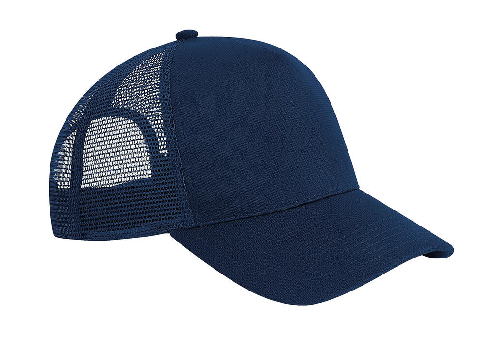 Microknit Snapback Trucker in Farbe French Navy