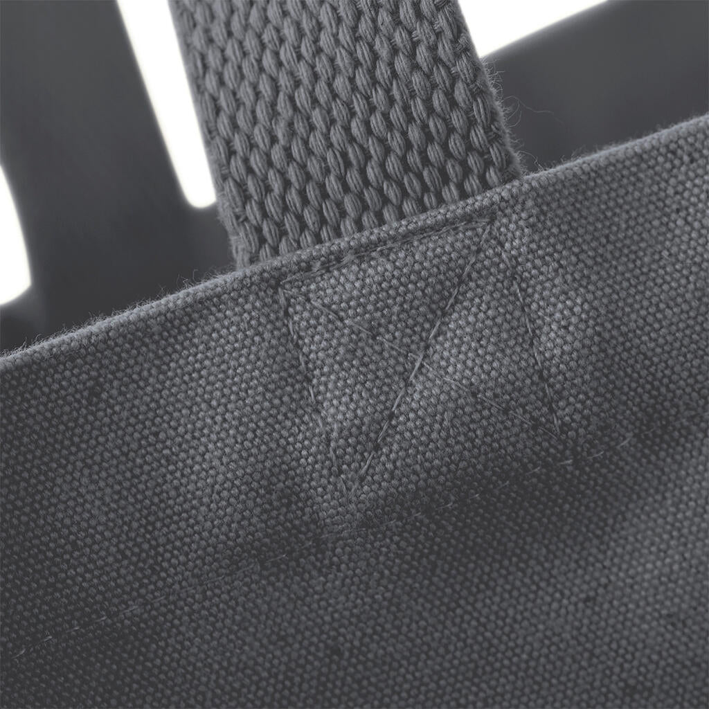 Oversized Canvas Tote Bag in Farbe Natural