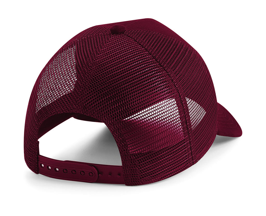 Suede Snapback Trucker in Farbe Black