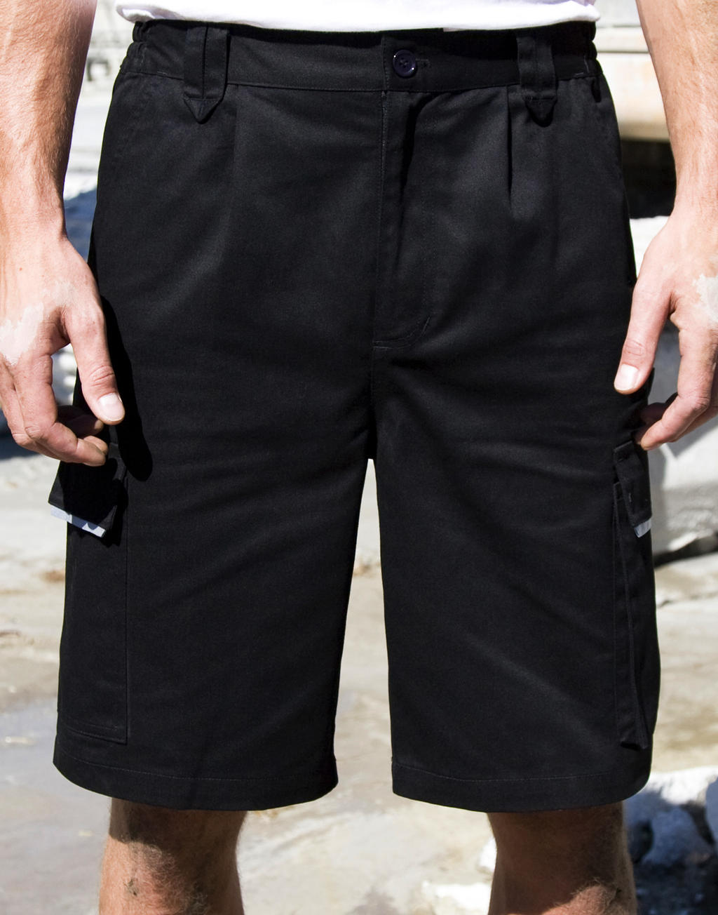 Work-Guard Action Shorts in Farbe Black