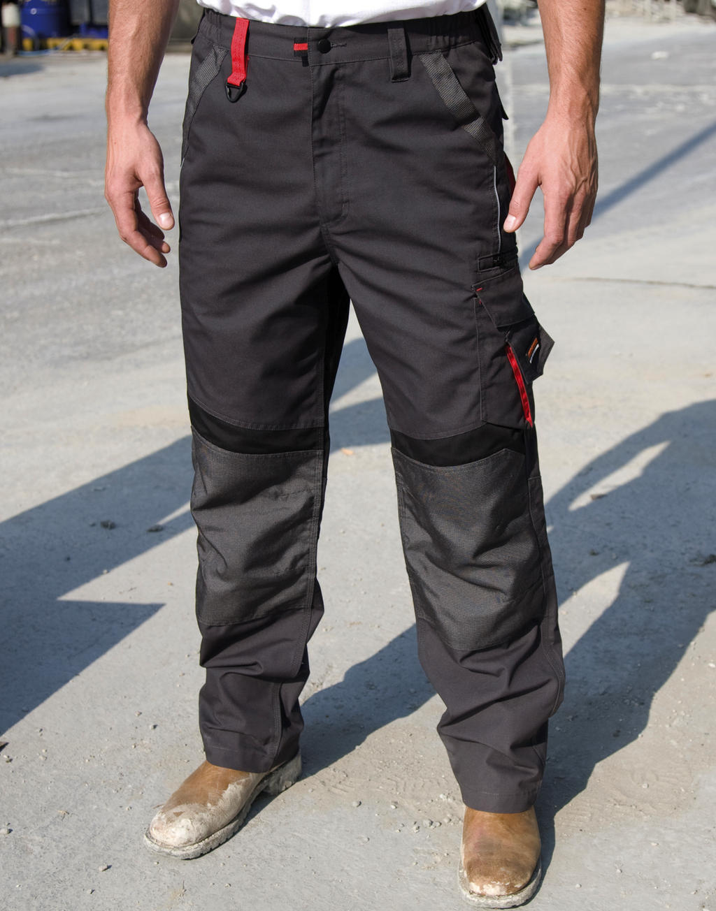 Work-Guard Technical Trouser in Farbe Grey/Black