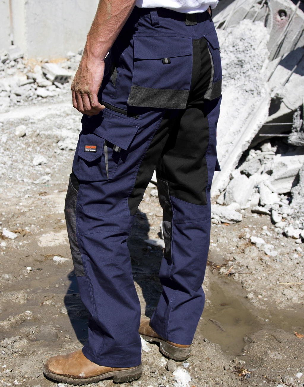Work-Guard Technical Trouser in Farbe Grey/Black