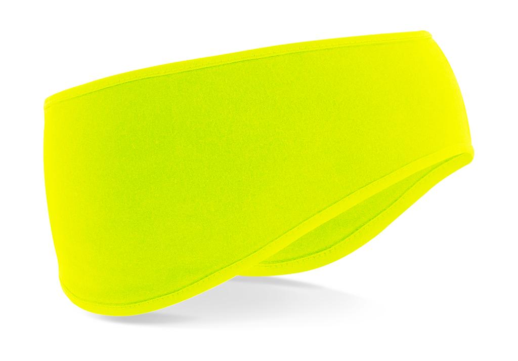 Softshell Sports Tech Headband in Farbe Fluorescent Yellow