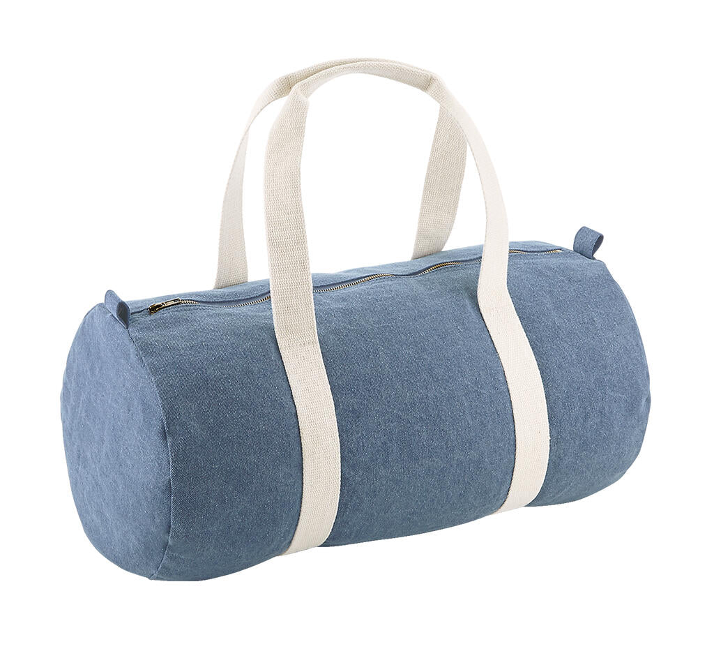 Denim Barrel Bag in Farbe Light Denim