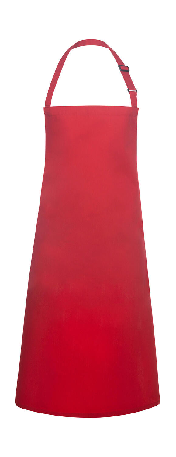 Bib Apron Basic in Farbe Red