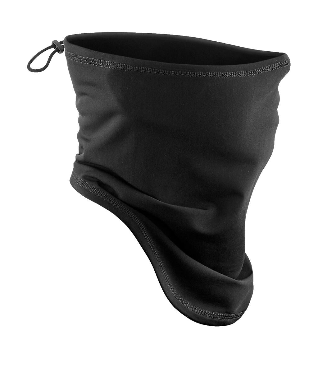 Softshell Sports Tech Neck Warmer in Farbe Black