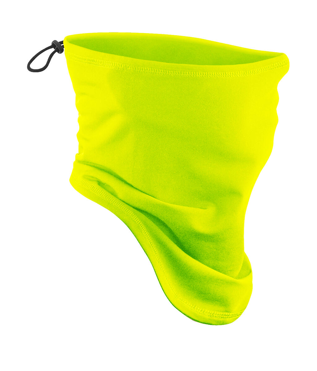 Softshell Sports Tech Neck Warmer in Farbe Fluorescent Yellow