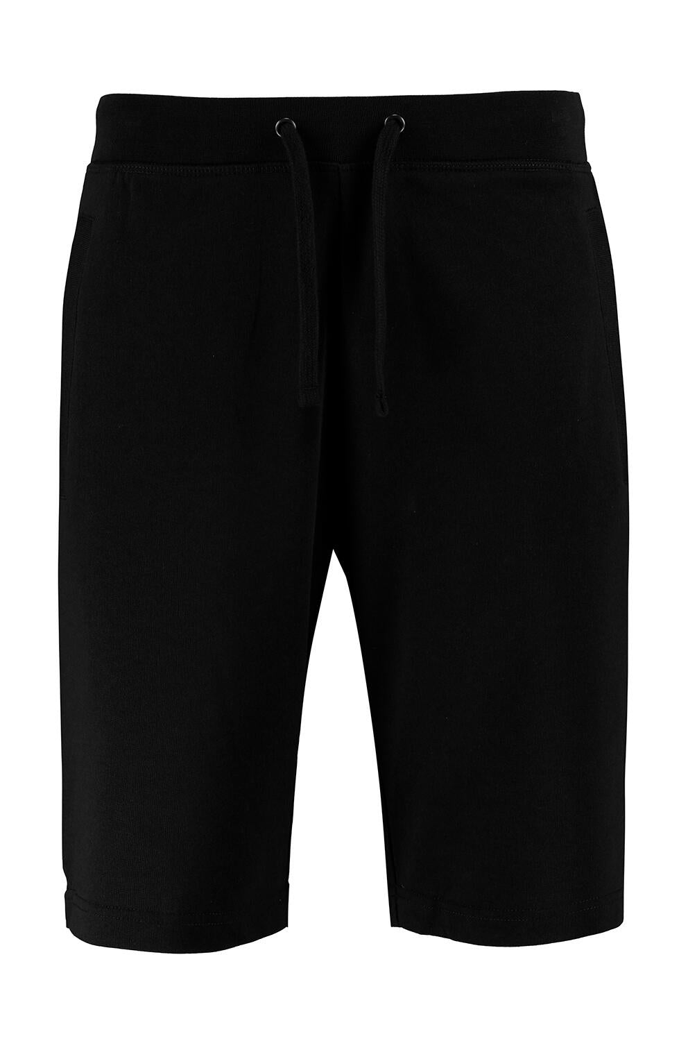 Slim Fit Sweat Short in Farbe Black