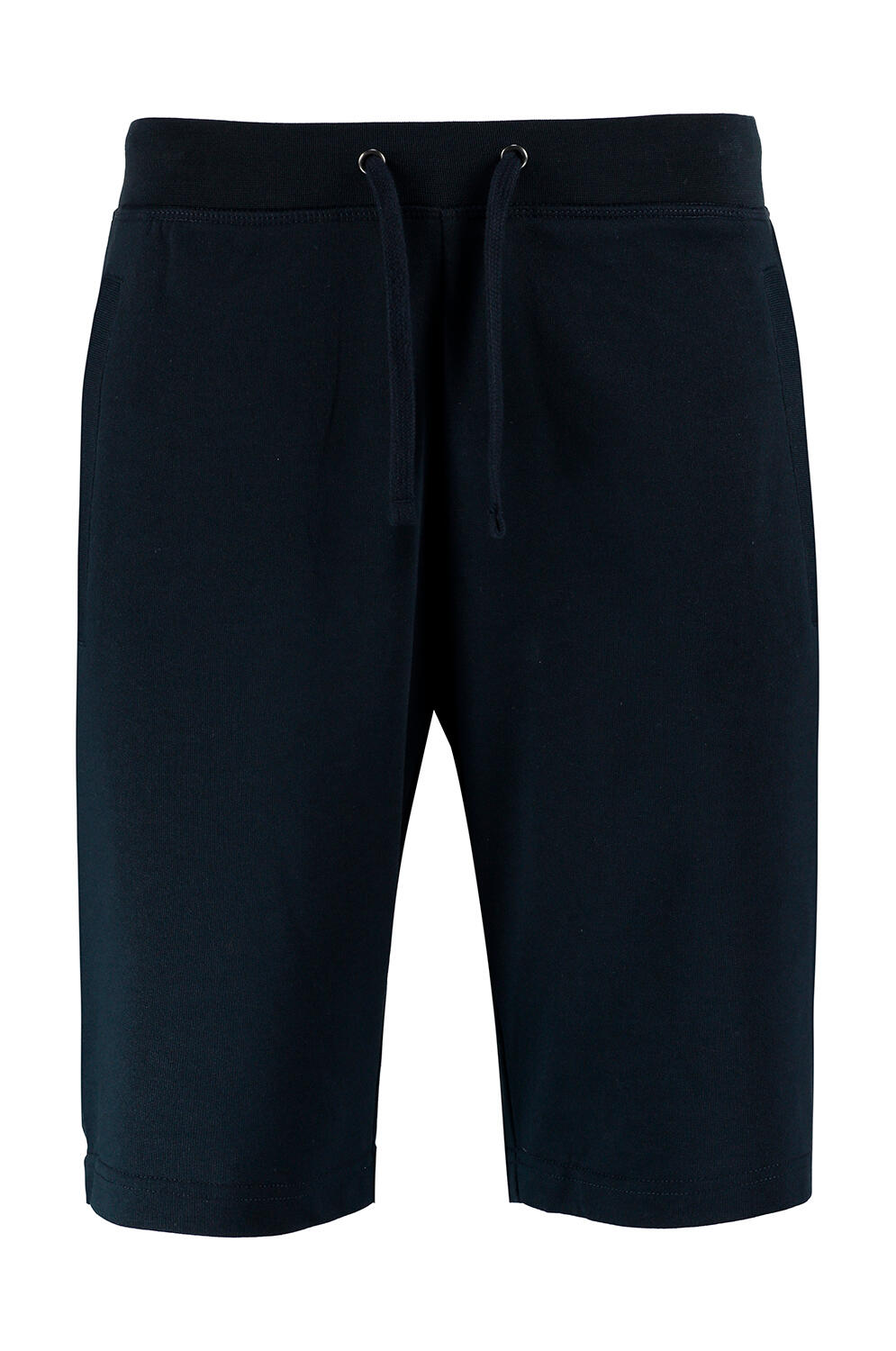 Slim Fit Sweat Short in Farbe Navy