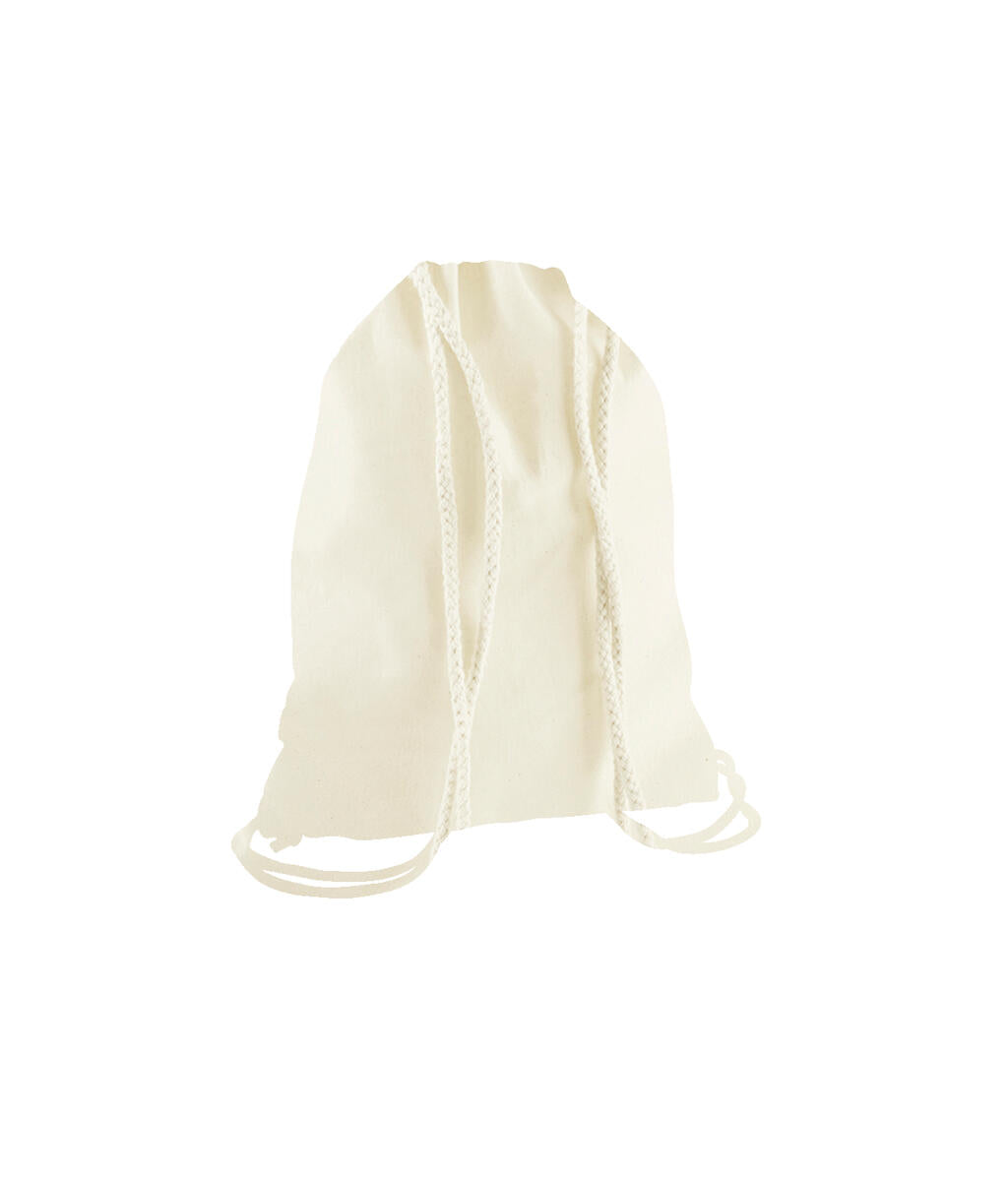 Recycled Cotton Gymsac in Farbe Natural