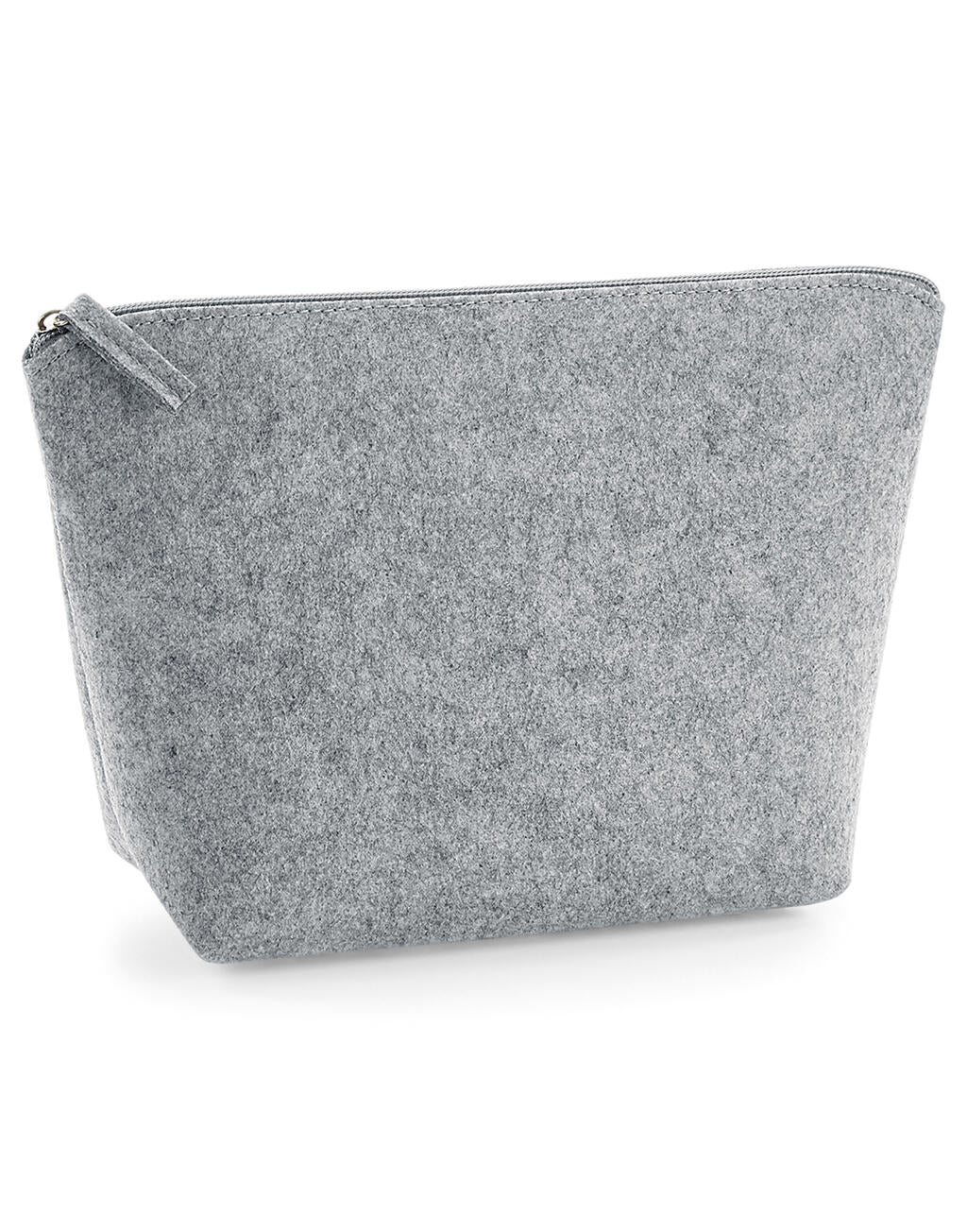 Felt Accessory Bag in Farbe Charcoal Melange
