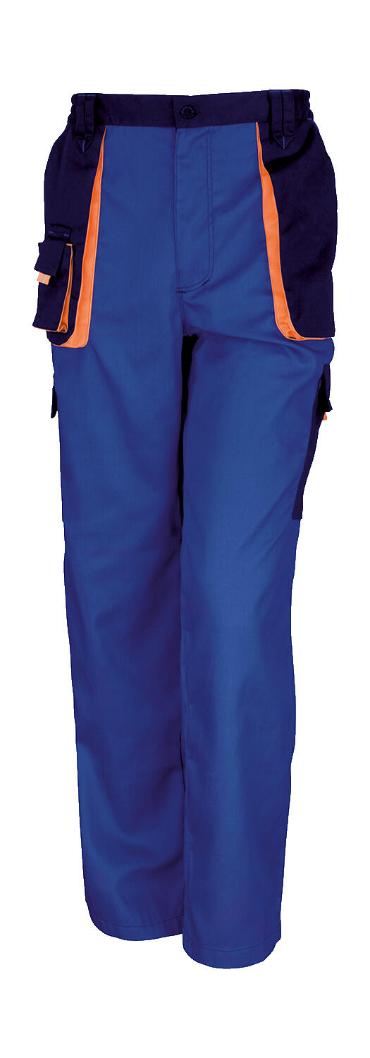 LITE Trouser in Farbe Royal/Navy/Orange