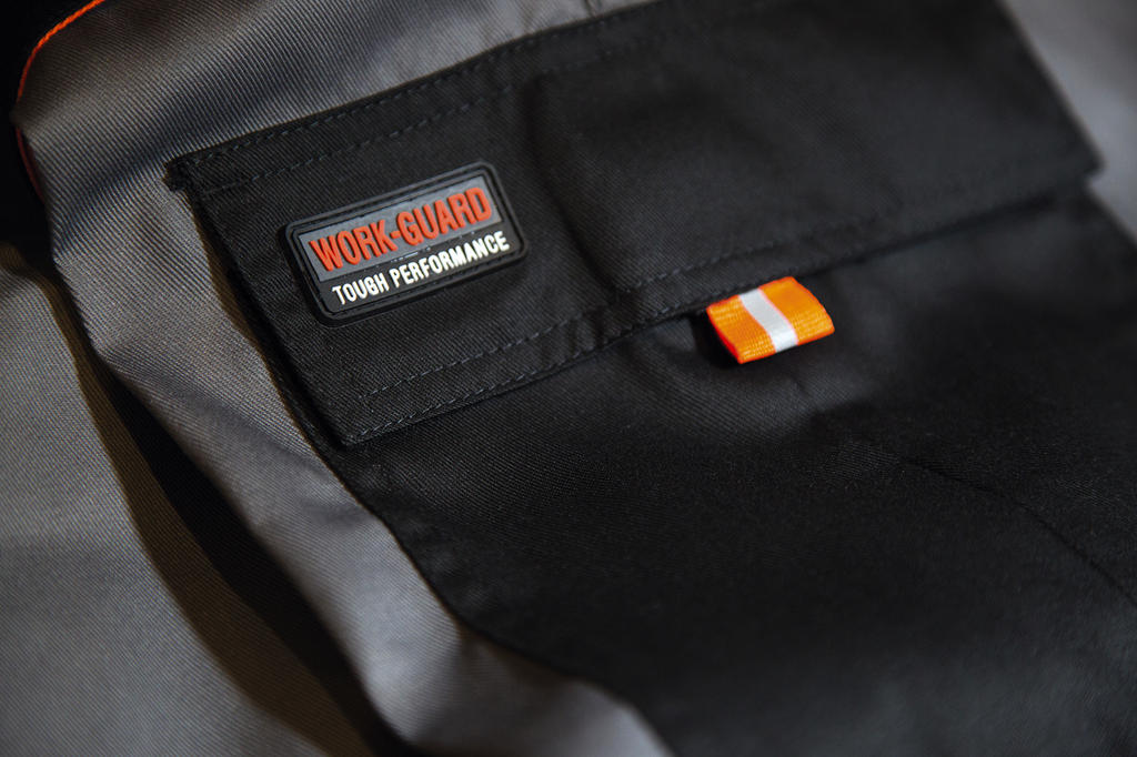 LITE Short in Farbe Grey/Black/Orange