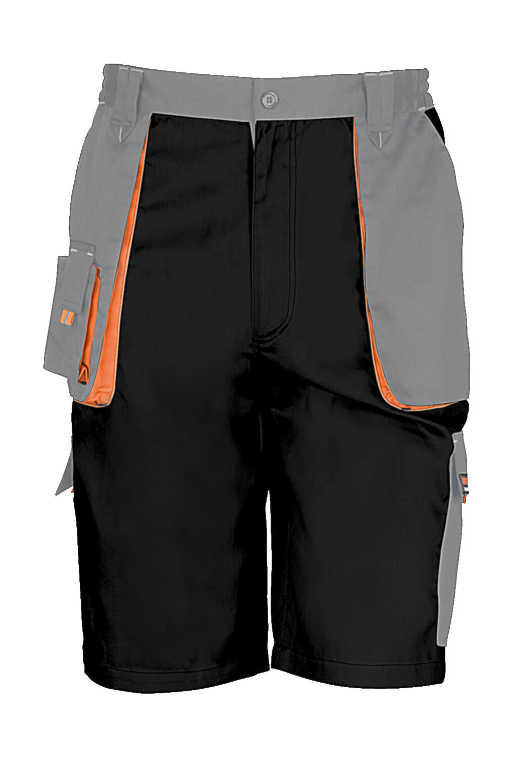 LITE Short in Farbe Black/Grey/Orange