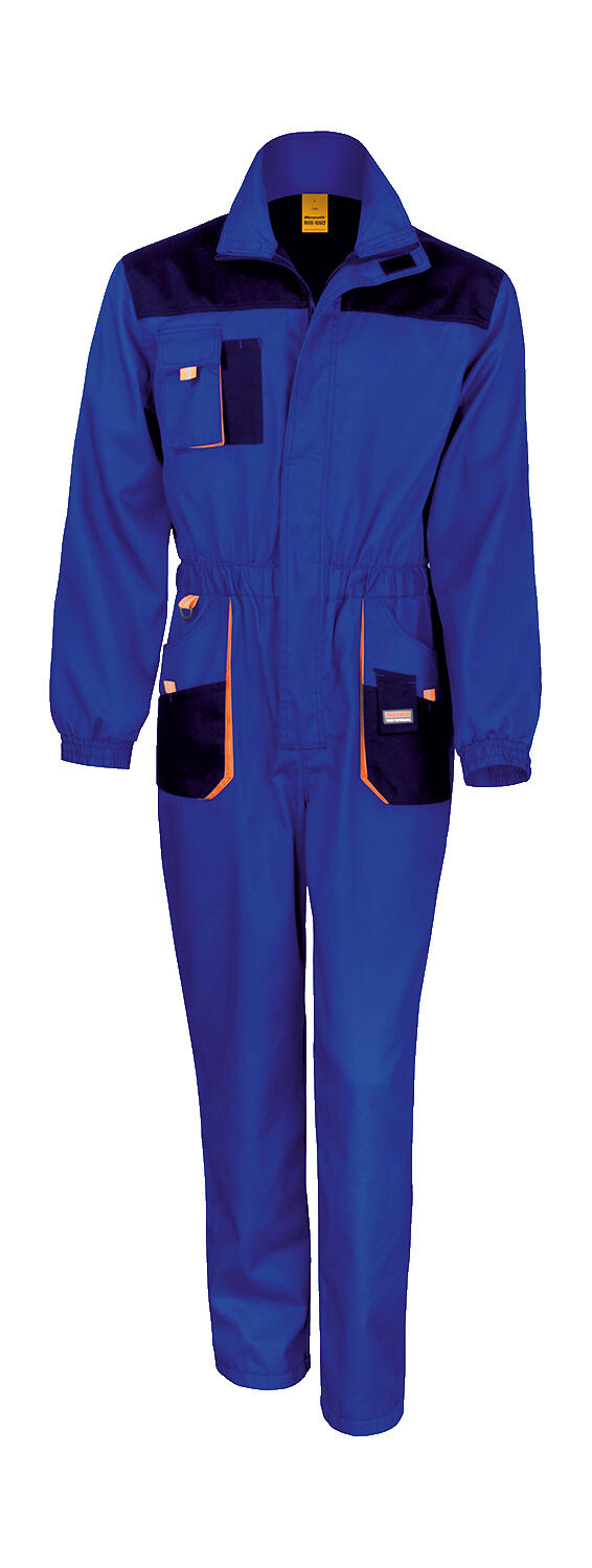 LITE Coverall in Farbe Royal/Navy/Orange