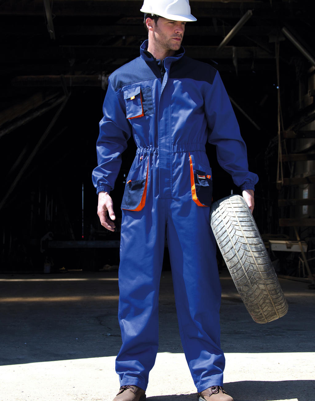 LITE Coverall in Farbe Grey/Black/Orange
