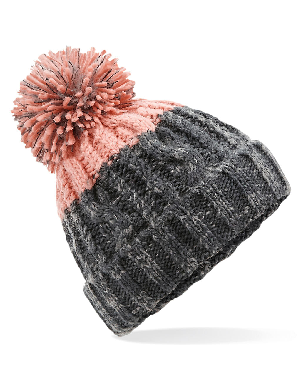 Apres Beanie in Farbe Graphite Grey/Blush