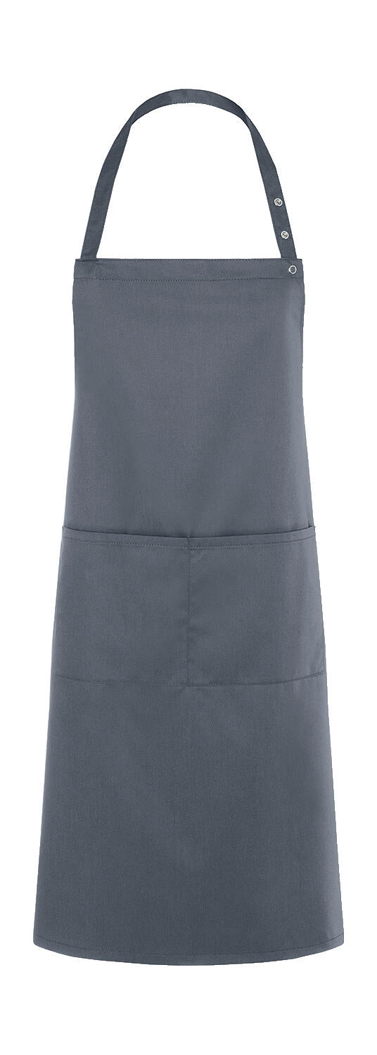 Bib Apron Teneriffa in Farbe Anthracite