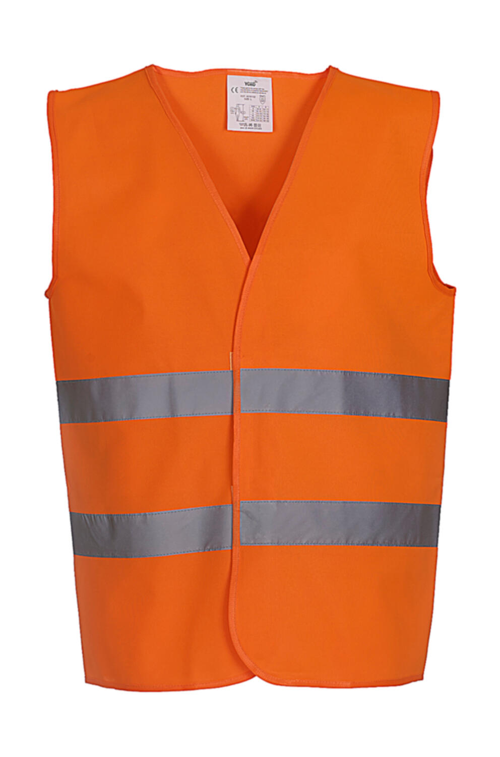 Fluo 2 Bands Waistcoat in Farbe Fluo Orange