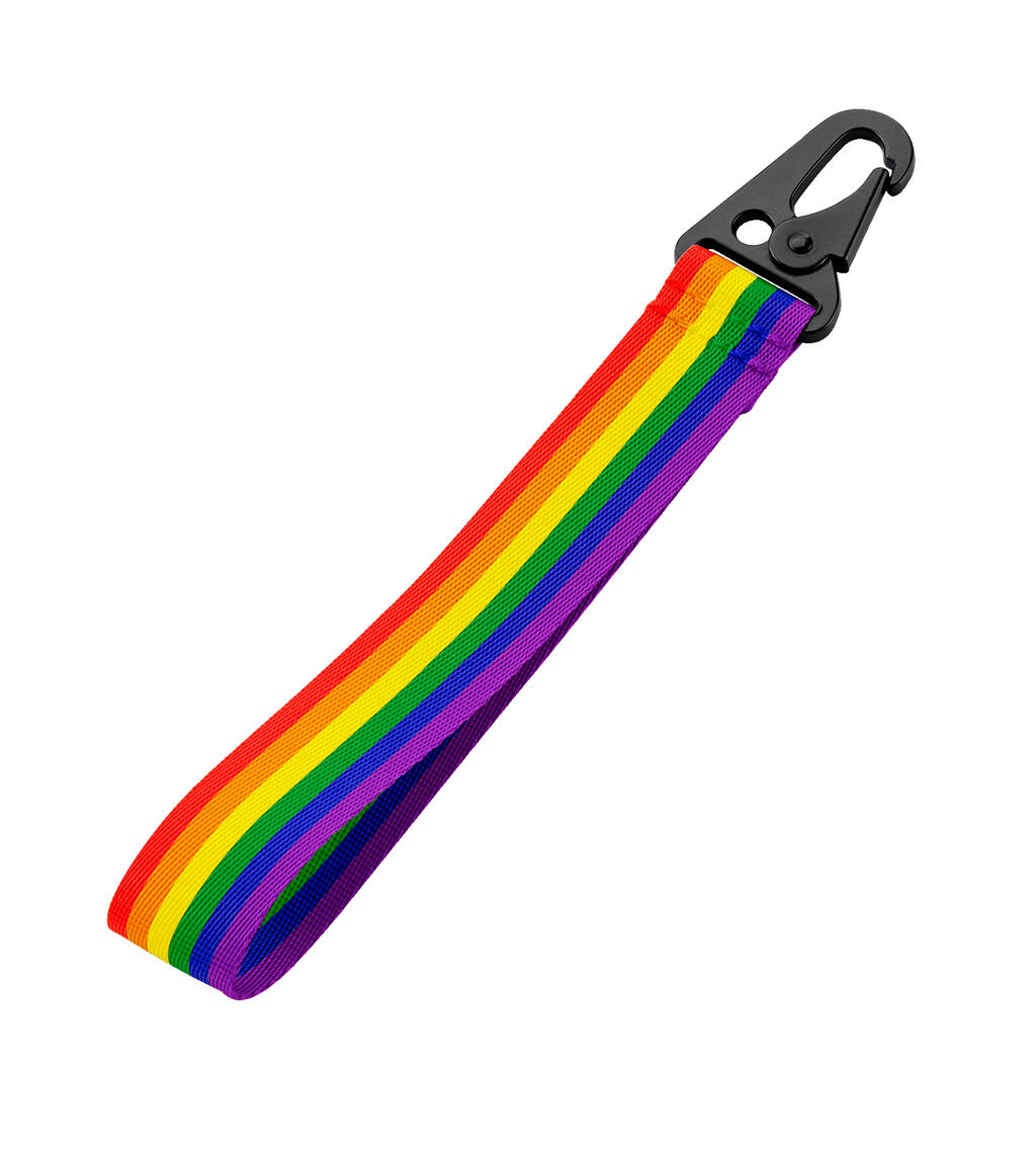 Brandable Key Clip in Farbe Rainbow