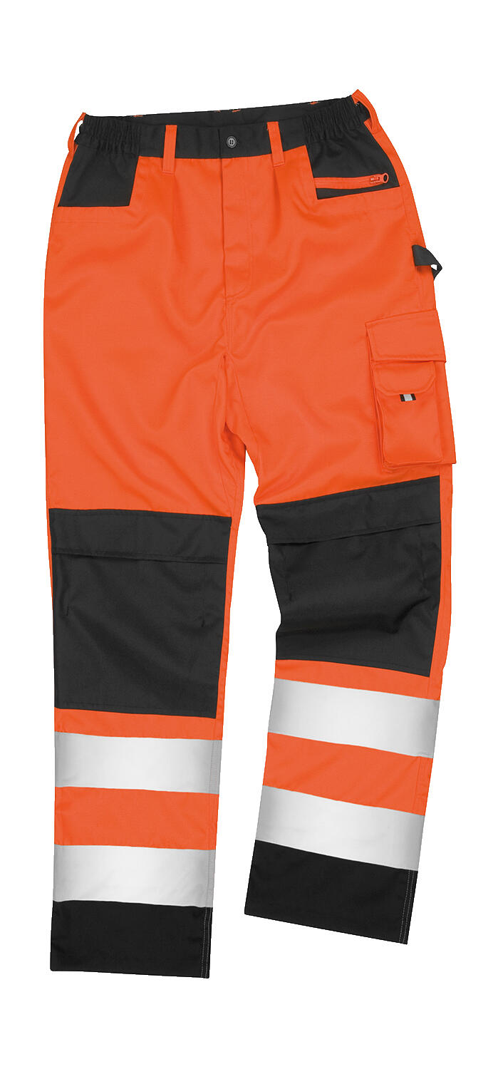 Safety Cargo Trouser in Farbe Fluorescent Orange