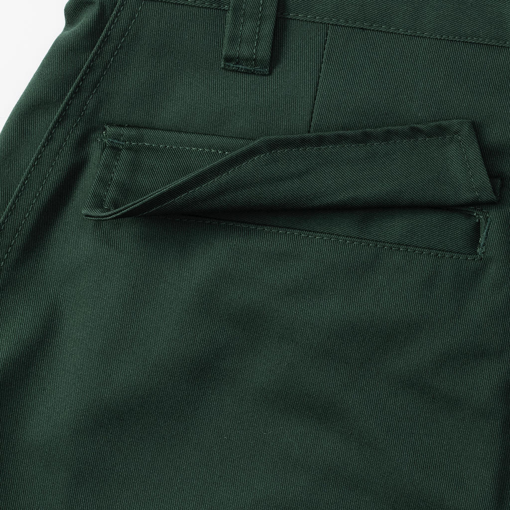 Twill Workwear Trousers length 32" in Farbe Black