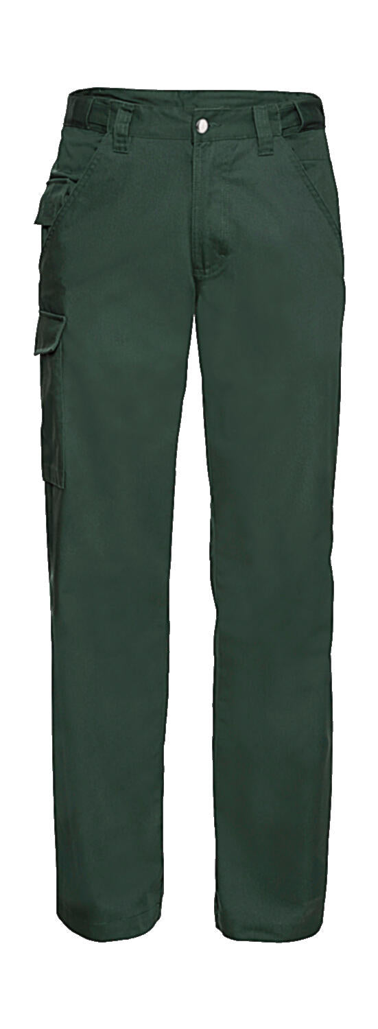 Twill Workwear Trousers length 32" in Farbe Bottle Green