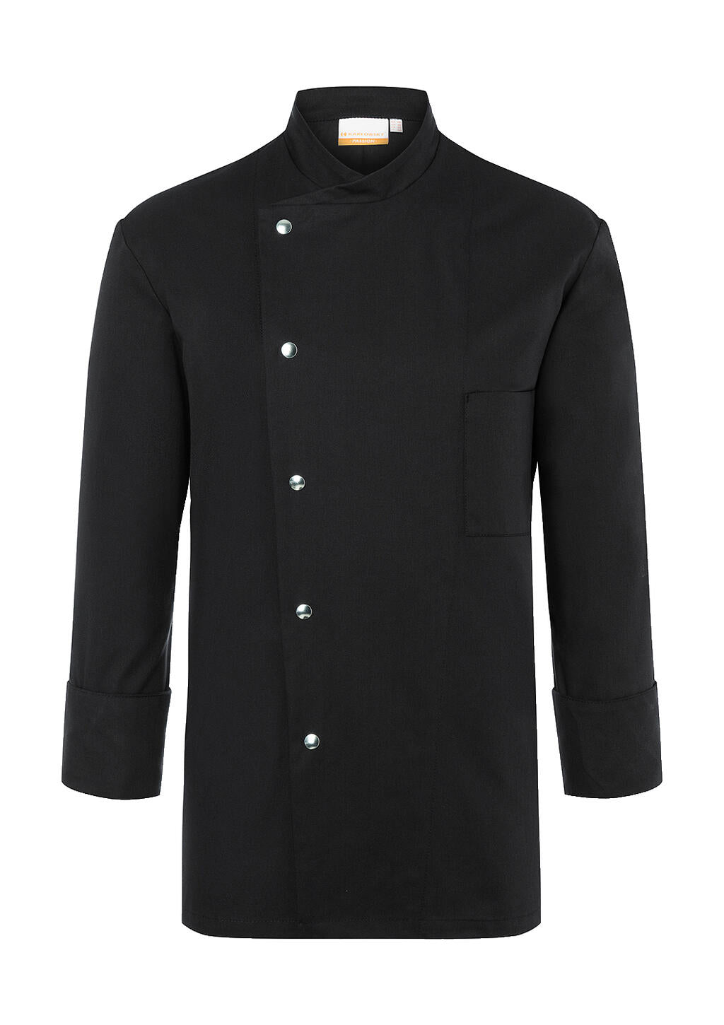 Chef Jacket Lars Long Sleeve in Farbe Black