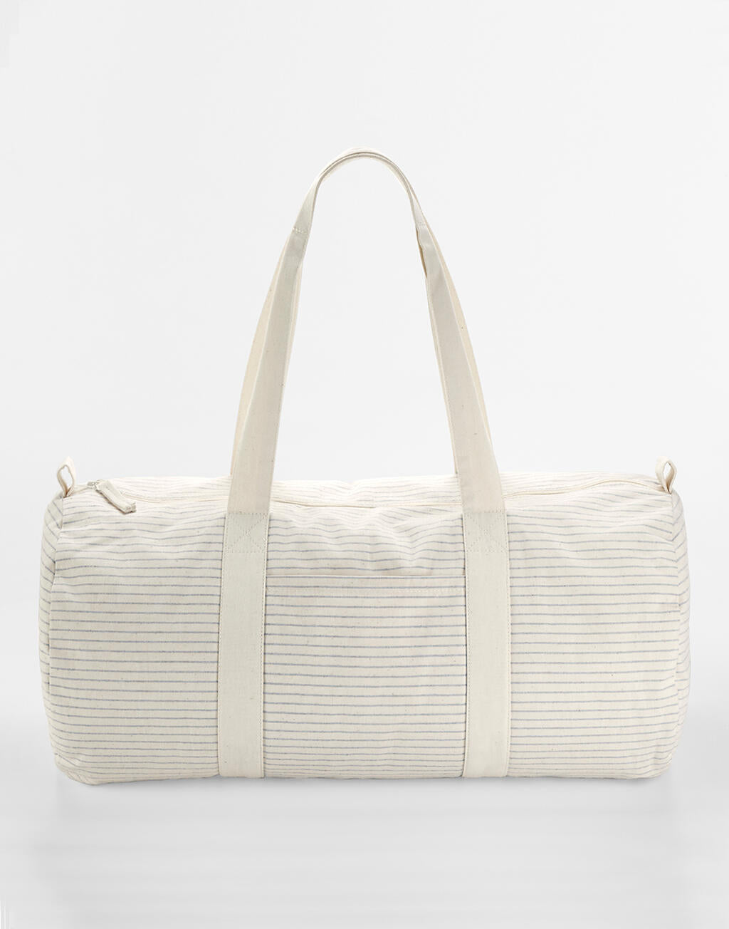 Striped Organic Cotton Barrel Bag - ShirtStore
