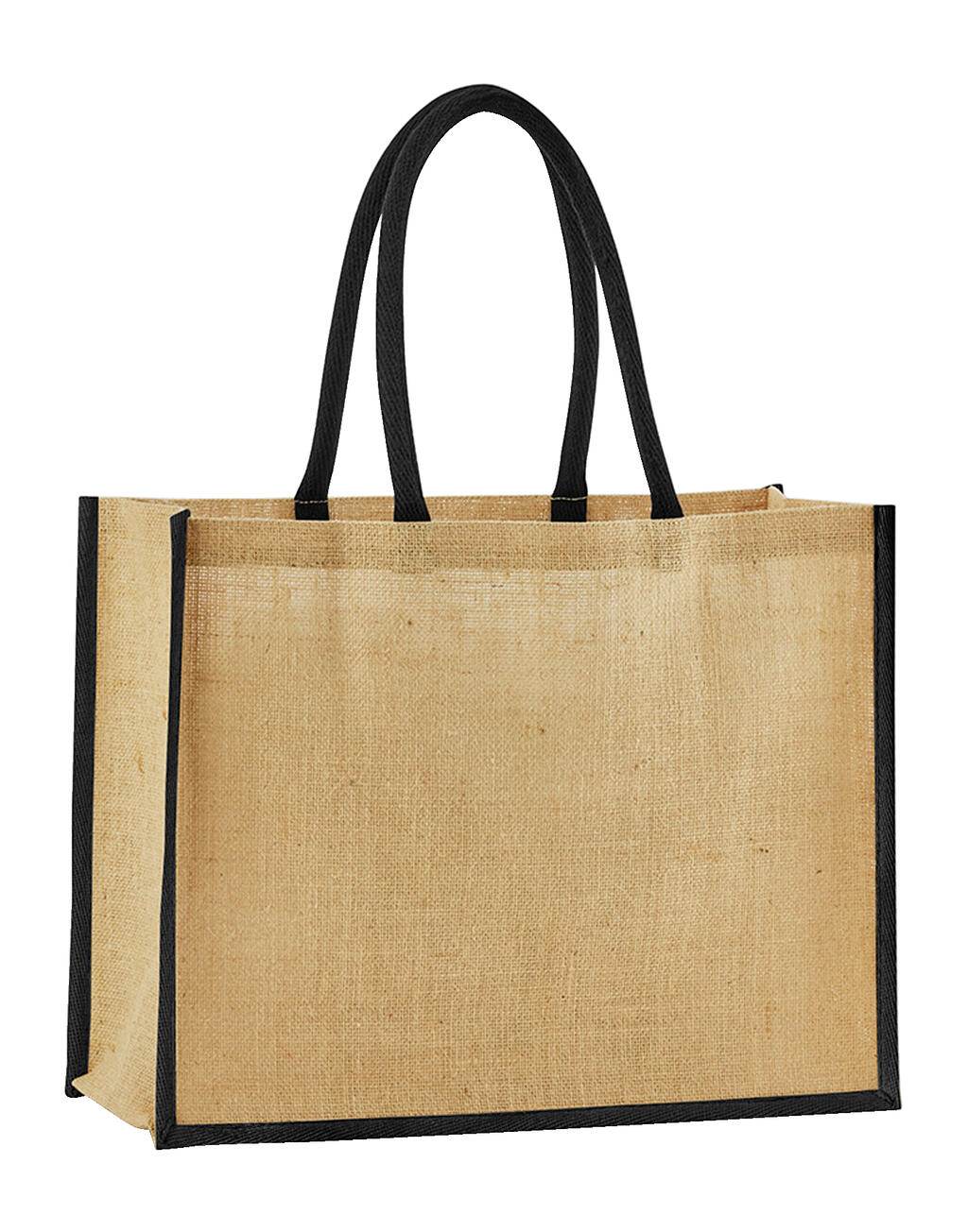 Natural Starched Jute Classic Shopper - ShirtStore