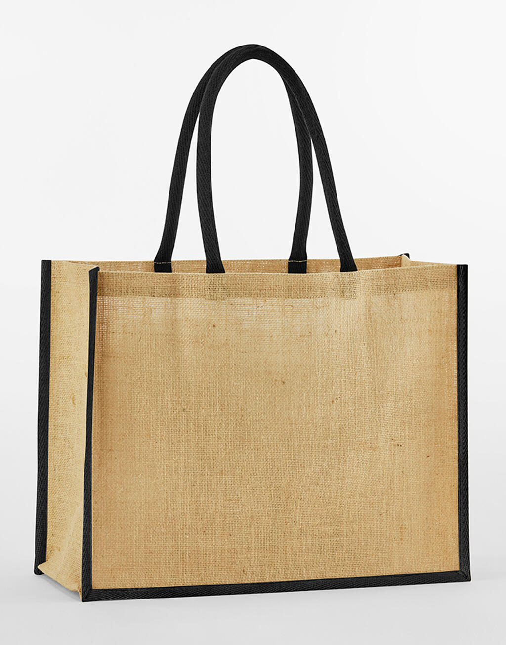 Natural Starched Jute Classic Shopper - ShirtStore